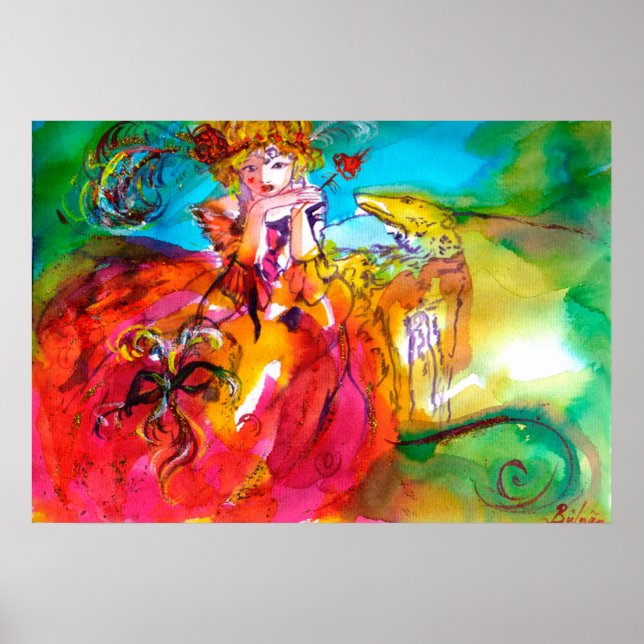 Poster MIRANDOLINA / Masques de Carnaval vénitien (Devant)