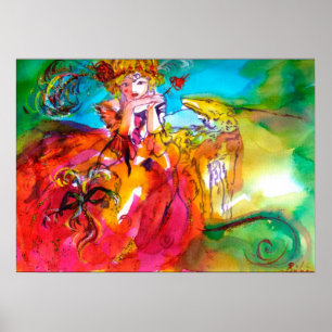 Poster MIRANDOLINA  / Masques du Carnaval de Venise