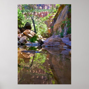 Poster Miroir Canyon