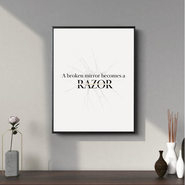 Poster Miroirs cassés (Créateur téléchargé)