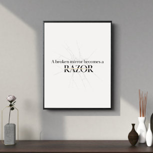 Poster Miroirs cassés