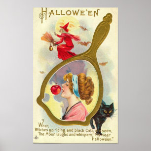 Poster Mirror Halloween