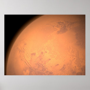 Poster Mise sur orbite au-dessus de Valles Marineris