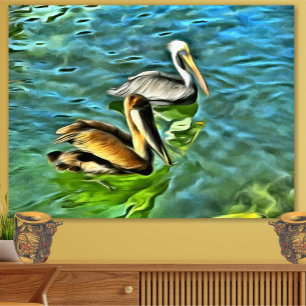Poster Mismaloya Pelicans 0329 Imprimer