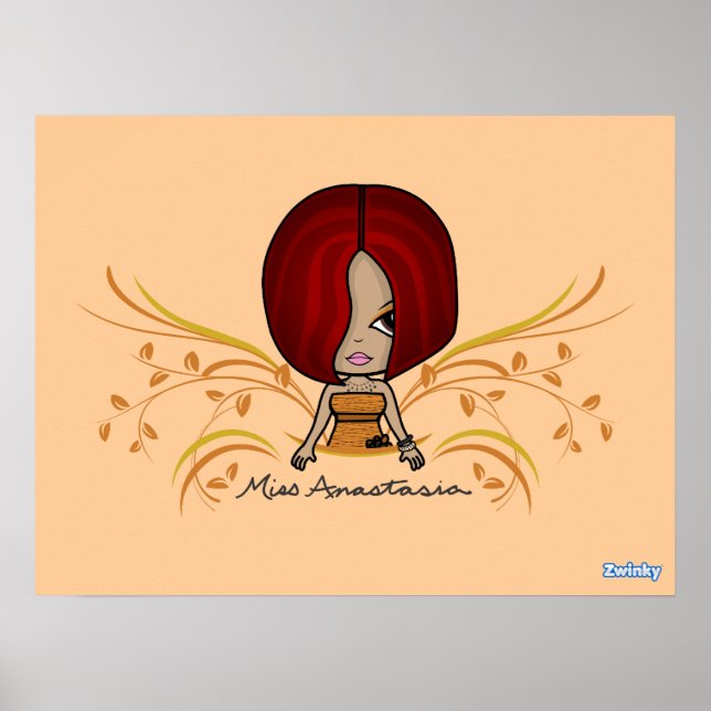 Poster "Miss Anastasia" (Vorne)