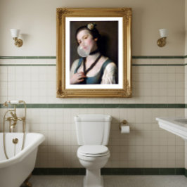 Poster Miss Sassy blowing bubble gum