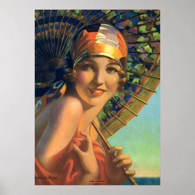 Poster Miss Univers par Edward Eggleston (Devant)