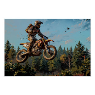 Poster Mission de Secourt de combat - Motocross Rider
