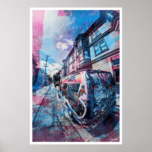 Poster Mission District Graffiti Rocks the van à SanFran (Devant)