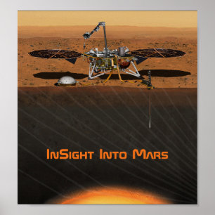 Poster Mission InSight Mars Lander