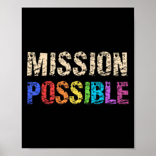 Poster Mission Motivation possible Inspiration école