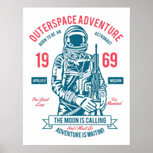 Poster Mission Patriotique Apollo 11