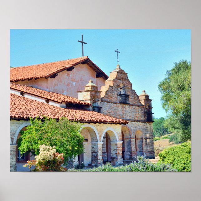 Poster Mission San Antonio en Californie (Devant)