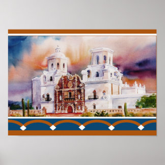 Poster Mission San Xavier