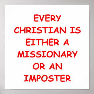 POSTER MISSIONNAIRE