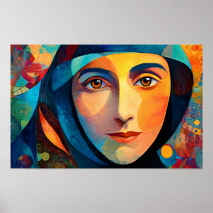Poster Missionnaire Radiant : Saint Frances Xavier Cabrin