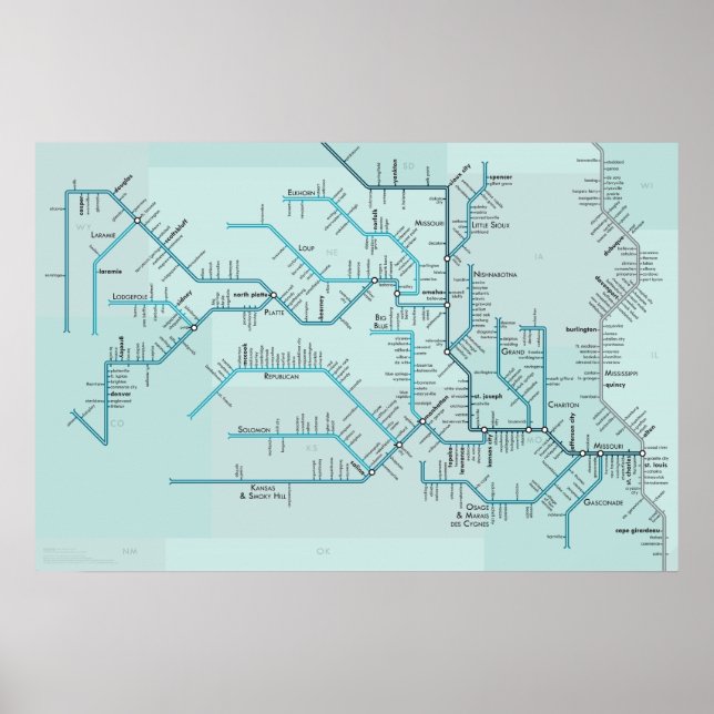 Poster Missouri inférieur (Devant)