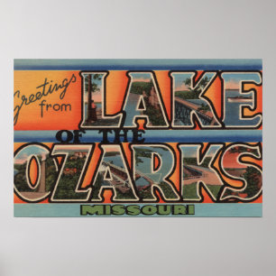 Poster Missouri - Lac des Ozarks 3