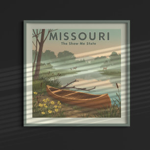 Poster Missouri vintage