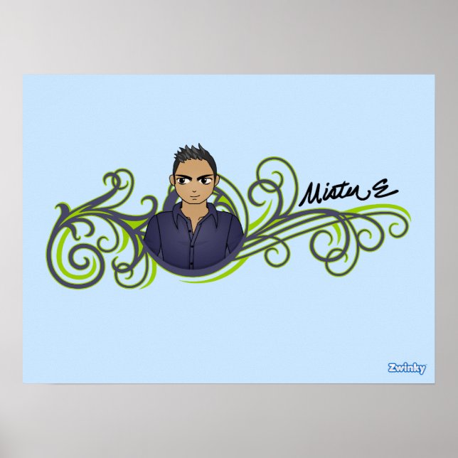 Poster "Mister E" (Devant)