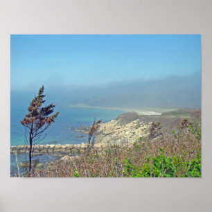 Poster Misty Morning at Nobska Point - Cape Cod MA