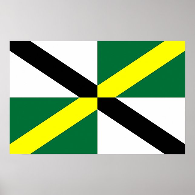 Poster mit Flag Monterey, Kalifornien, USA (Vorne)