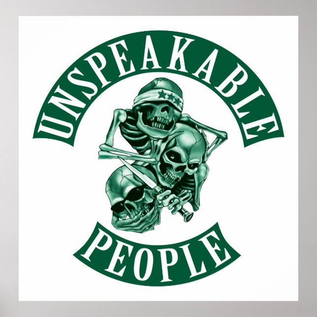 Poster mit grünen Farben (Vorne)