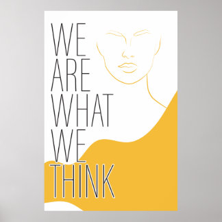 Poster mit Inspirationsbotschaft