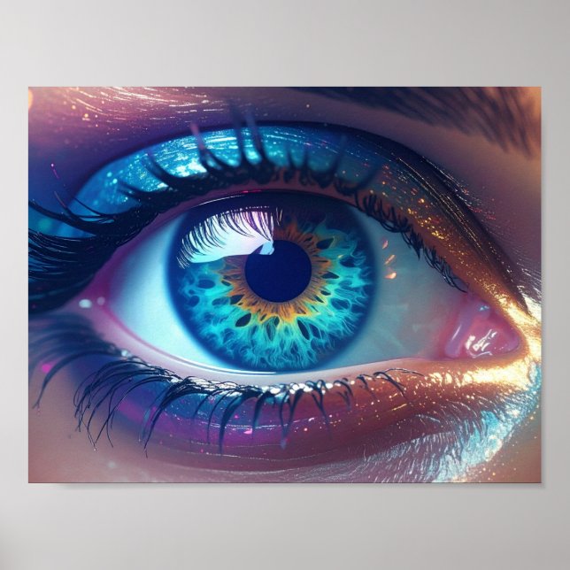 Poster mit liebendem Auge der tiefen Weisheit (Vorne)