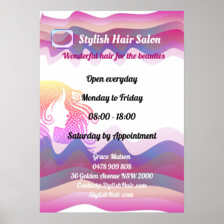 Poster mit Logos für Regenbogen