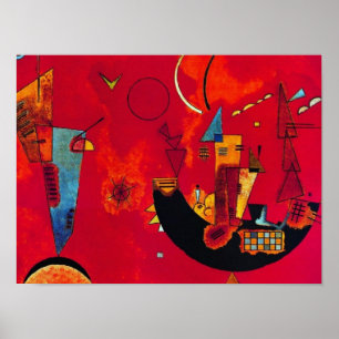 Poster Mit und Gegen, 1929 par Wassily Kandinsky