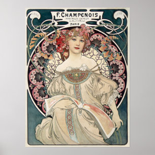 Poster mit Vintage-Magazincover