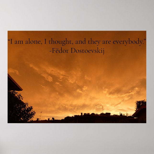 Poster mit Zitat. (Vorne)