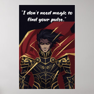 Poster mit Zitat aus dem Buch 'Powerless'