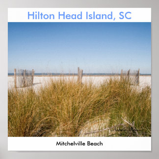 Poster Mitchelville Beach 2008, Natalie Nelson