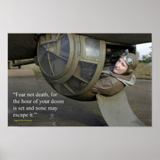 Poster Mitrailleur