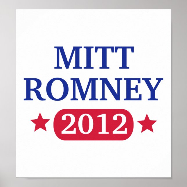 Poster Mitt Romney 2012 (Devant)