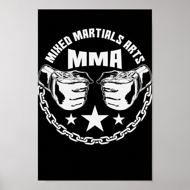 Poster Mixed martial art mixte des arts martiaux (Devant)
