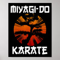 Miyagi-do Karate Vintage Rétro Bonsai Tree Ma