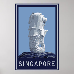 Poster Mlion de Singapour