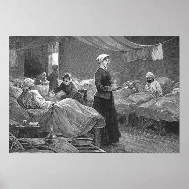 Poster Mlle Nightingale à l'hôpital Barrack (Devant)
