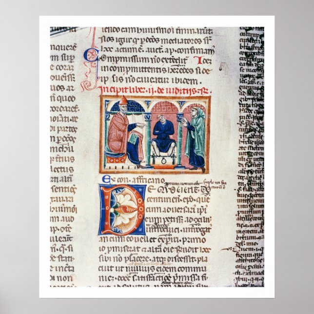 Poster Mme 150 f.61v Un arrêt, des "Décrets de St. (Devant)