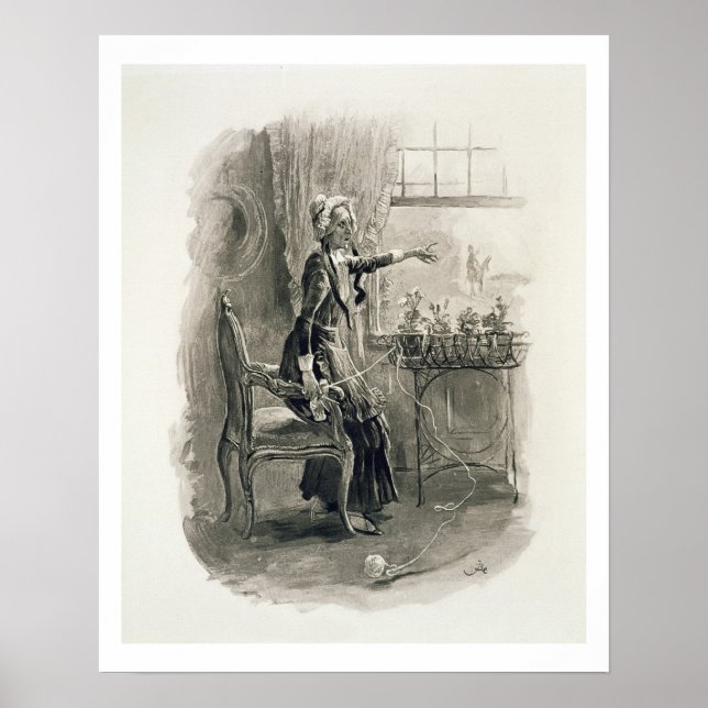 Poster Mme Betsy Trotwood, de "Charles Dickens : A Gossi (Devant)