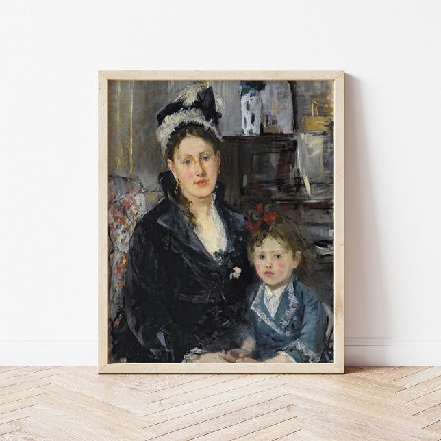 Poster Mme Boursier et sa fille | Berthe Morisot (Créateur téléchargé)