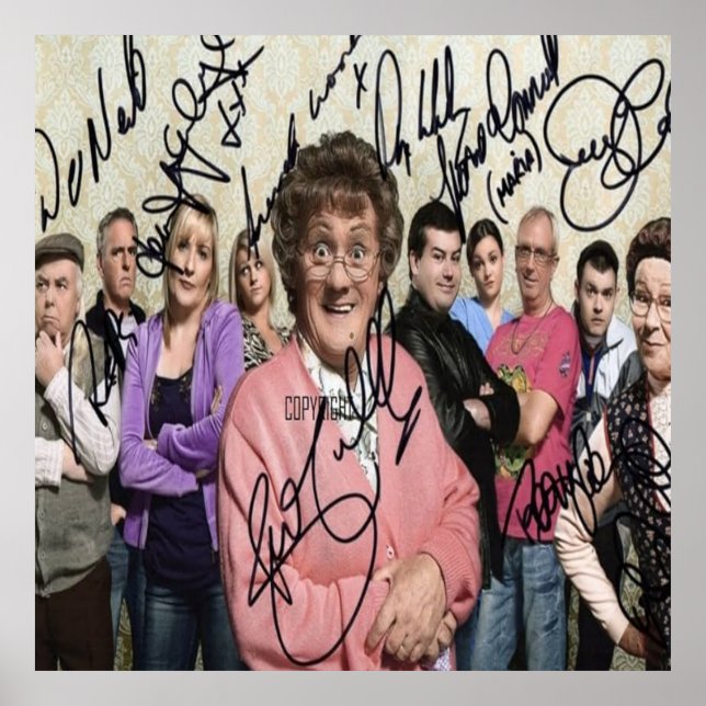 Poster mme browns boys signed (Devant)
