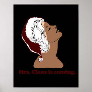 Poster Mme Claus arrive