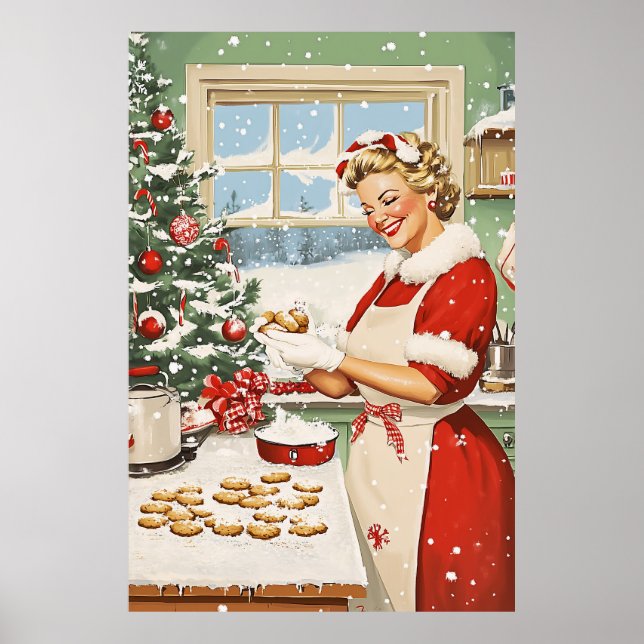 Poster Mme Claus Plaisir De La Cuisine De Vacances (Devant)