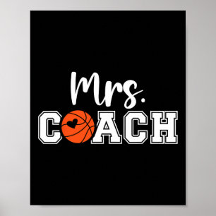 Poster Mme Coach Sketll Coach Femme D'un Coach Sketll 
