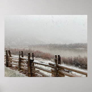 Poster Moab Snow