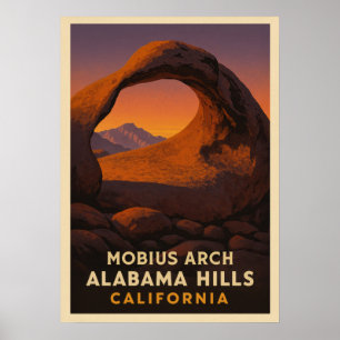 Poster Mobius Arch Alabama Hills California V01